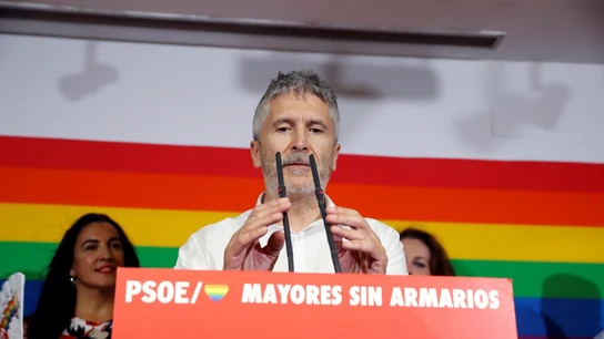Grande-Marlaska en un acto del PSOE Grande-Marlaska en un acto del PSOE