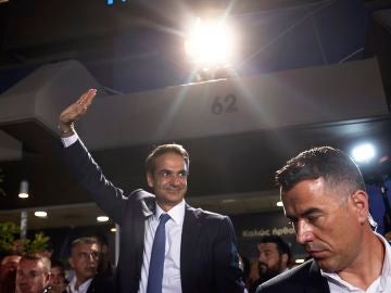 El líder de Nueva Democracia, Kyriakos Mitsotakis, tras ganar las elecciones en Grecia El líder de Nueva Democracia, Kyriakos Mitsotakis, tras ganar las elecciones en Grecia