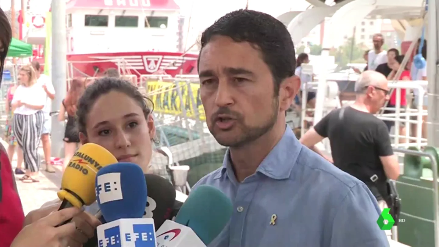 Calvet en declaraciones a los medios Calvet en declaraciones a los medios