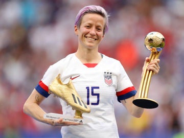 Megan Rapinoe, mejor jugadora de Francia 2019 Megan Rapinoe, mejor jugadora de Francia 2019