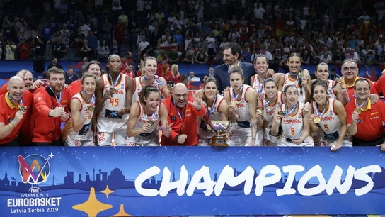 España, campeona del Eurobasket femenino España, campeona del Eurobasket femenino