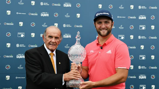 Jon Rahm, con el trofeo del Abierto de Irlanda Jon Rahm, con el trofeo del Abierto de Irlanda