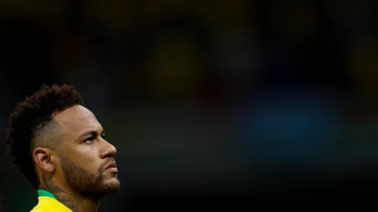 Neymar, durante un partido Neymar, durante un partido