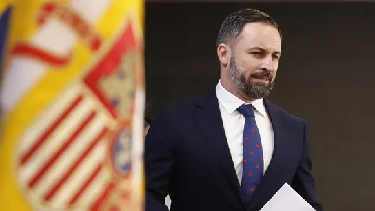 El líder de Vox, Santiago Abascal El líder de Vox, Santiago Abascal