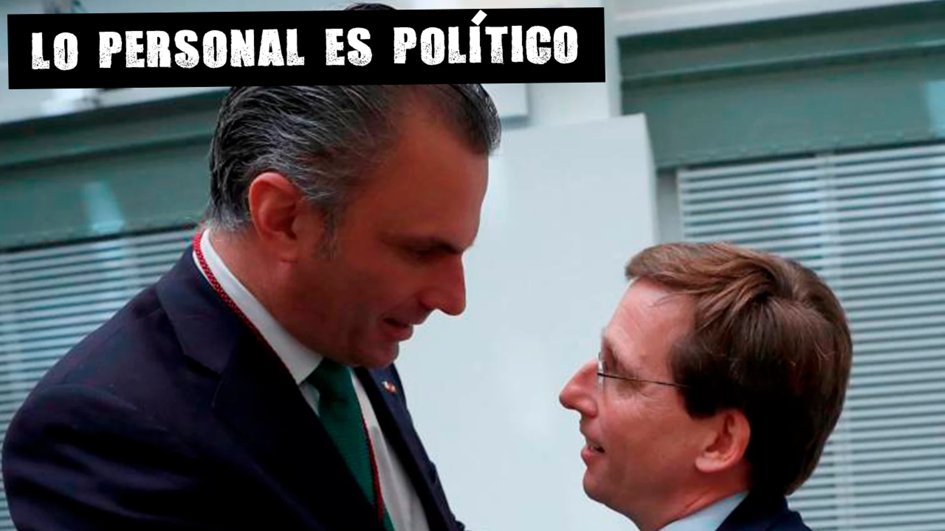 Ortega Smith (Vox) y Martínez Almeida (PP) Ortega Smith (Vox) y Martínez Almeida (PP)
