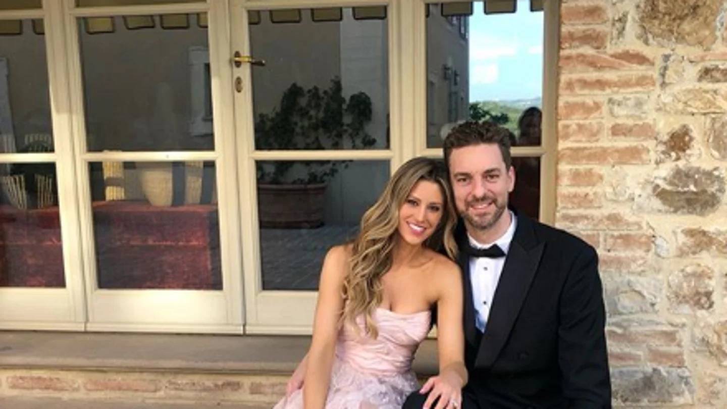 Catherine McDonnell y Pau Gasol Catherine McDonnell y Pau Gasol
