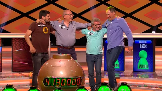 'Los Lobos' ganan 6.689.700 en el bote de 'Boom' 'Los Lobos' ganan 6.689.700 en el bote de 'Boom'