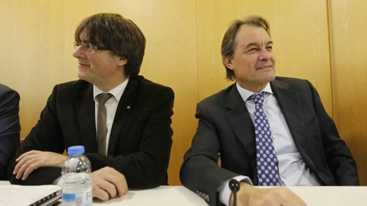 Artur Mas y Carles Puigdemont en una imagen de archivo. Expresidentes de la Generalitat.