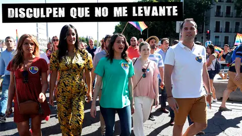 Ciudadanos en el Orgullo de Madrid El Muro