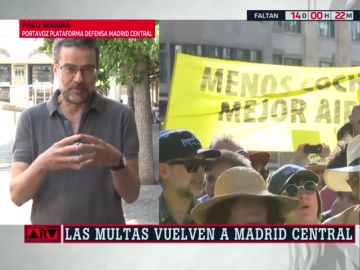 Paco Segura: &quot;Lo que quiere el Ayuntamiento es descafeinar Madrid Central&quot;