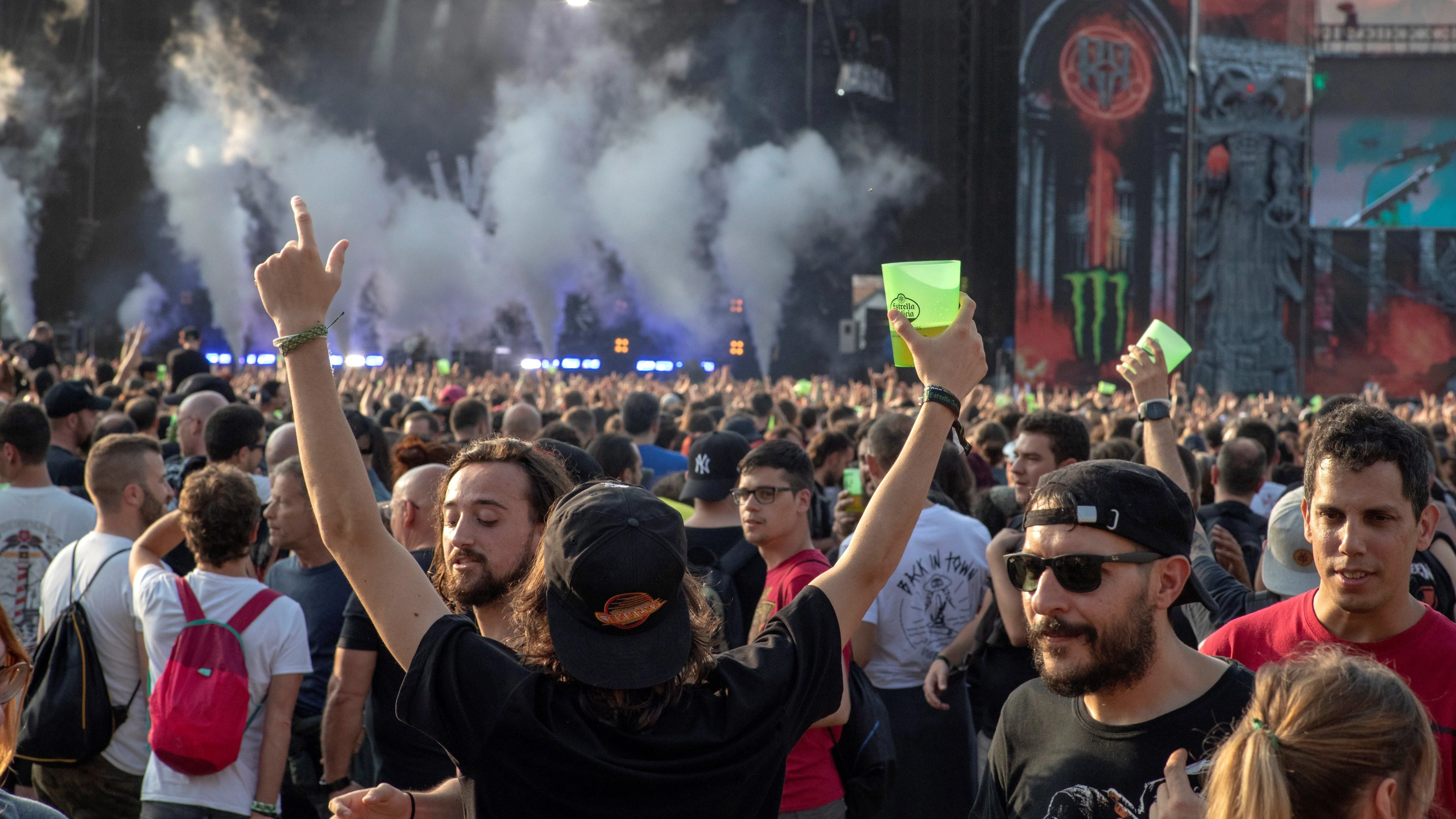 Asistentes del Resurrection Fest en Viveiro, Lugo