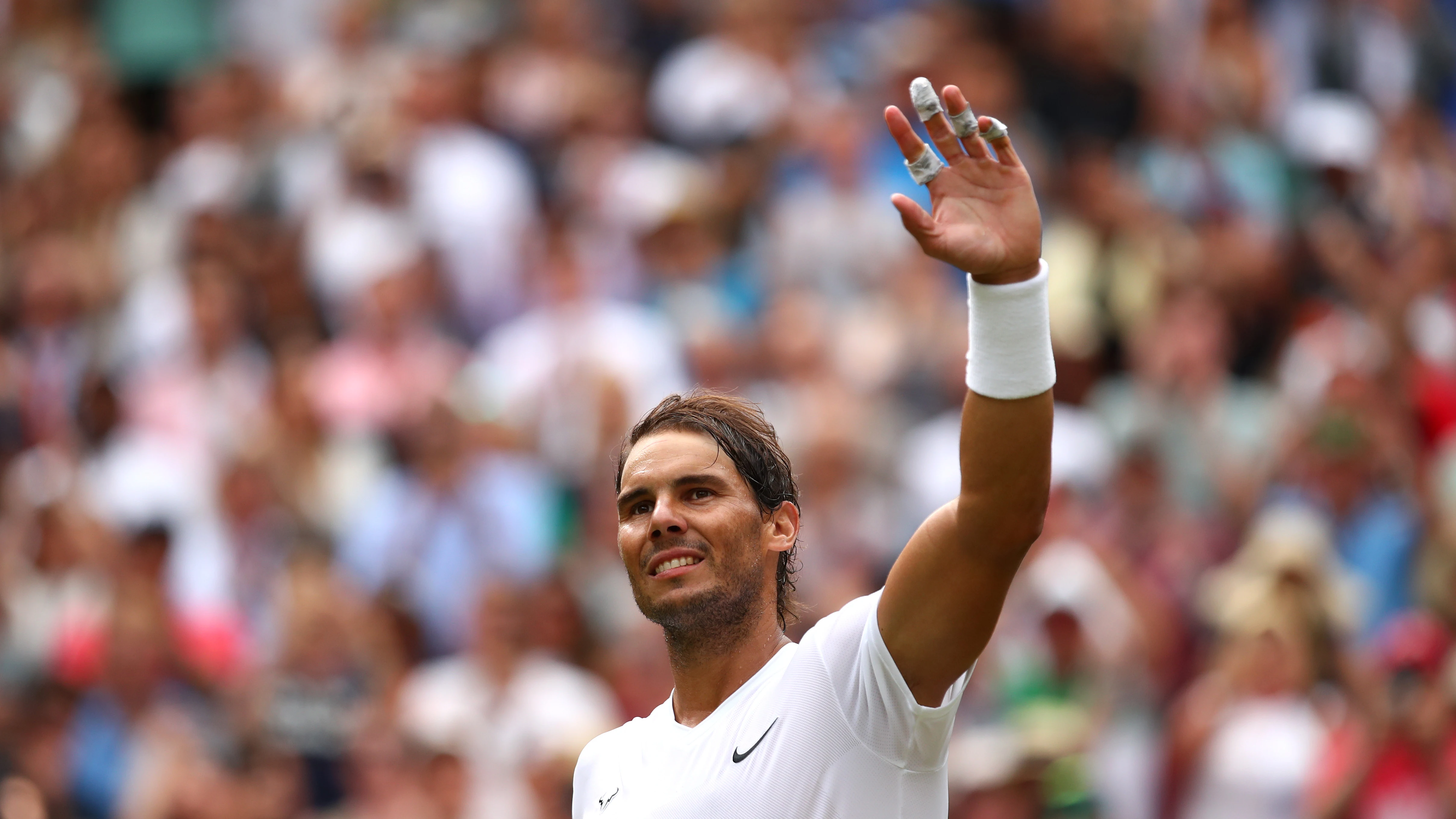 Rafa Nadal en Wimbledon