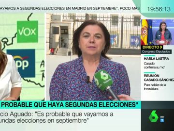 Lucía Méndez, sobre Sánchez e Iglesias: "Sorprende la crudeza con la que los dos han asumido un fracaso absoluto" Lucía Méndez, sobre Sánchez e Iglesias: "Sorprende la crudeza con la que los dos han asumido un fracaso absoluto"