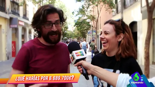 Los españoles se confiesan en Zapeando: ¿cuánto dinero han visto junto?, ¿qué es lo más difícil que han hecho para conseguirlo? Los españoles se confiesan en Zapeando: ¿cuánto dinero han visto junto?, ¿qué es lo más difícil que han hecho para conseguirlo?