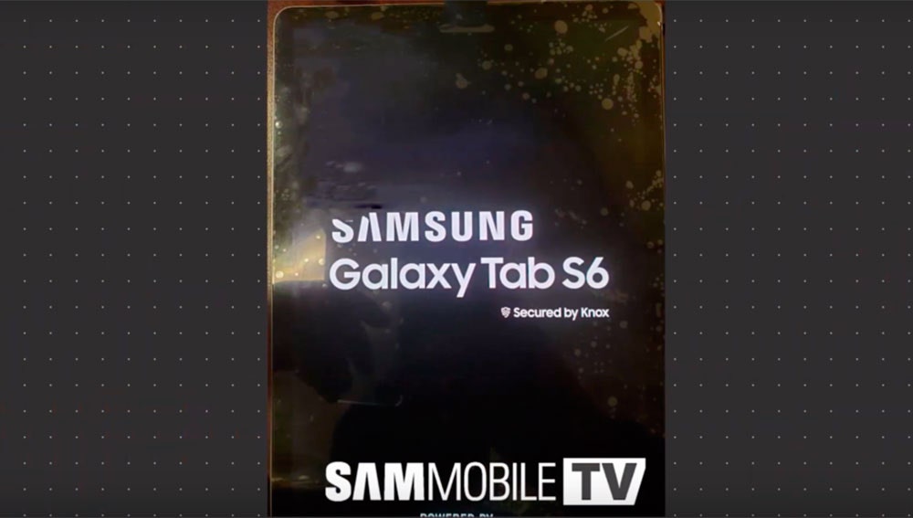 Frontal Samsung Galaxy Tab S6