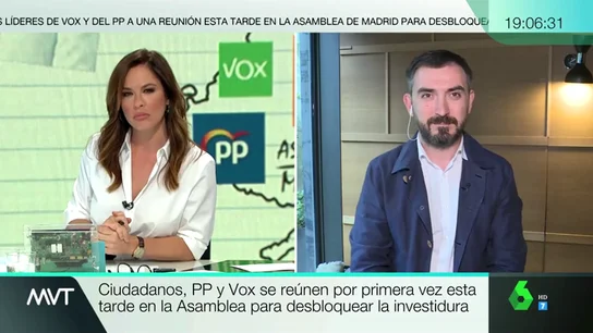 Ignacio Escolar, sobre Cs: "Llama la atención que de todos los vetos que podían levantar, desmonten el de la extrema derecha" Ignacio Escolar, sobre Cs: "Llama la atención que de todos los vetos que podían levantar, desmonten el de la extrema derecha"