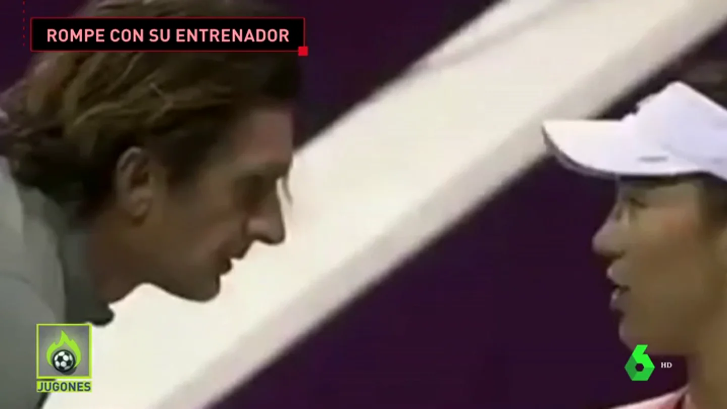 Las broncas de Garbiñe Muguruza con su ya exentrenador: "" Las broncas de Garbiñe Muguruza con su ya exentrenador: ""