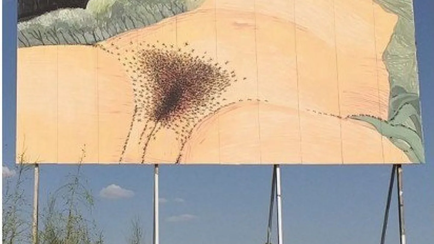 El grafiti de Sam3 que estuvo censurado durante unas horas. El grafiti de Sam3 que estuvo censurado durante unas horas.