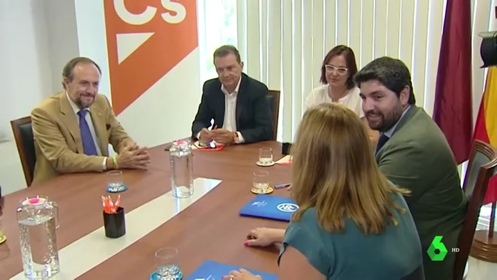 PP, Ciudadanos y Vox se reúnen en Murcia sin llegar a un acuerdo pero con buenas sensaciones