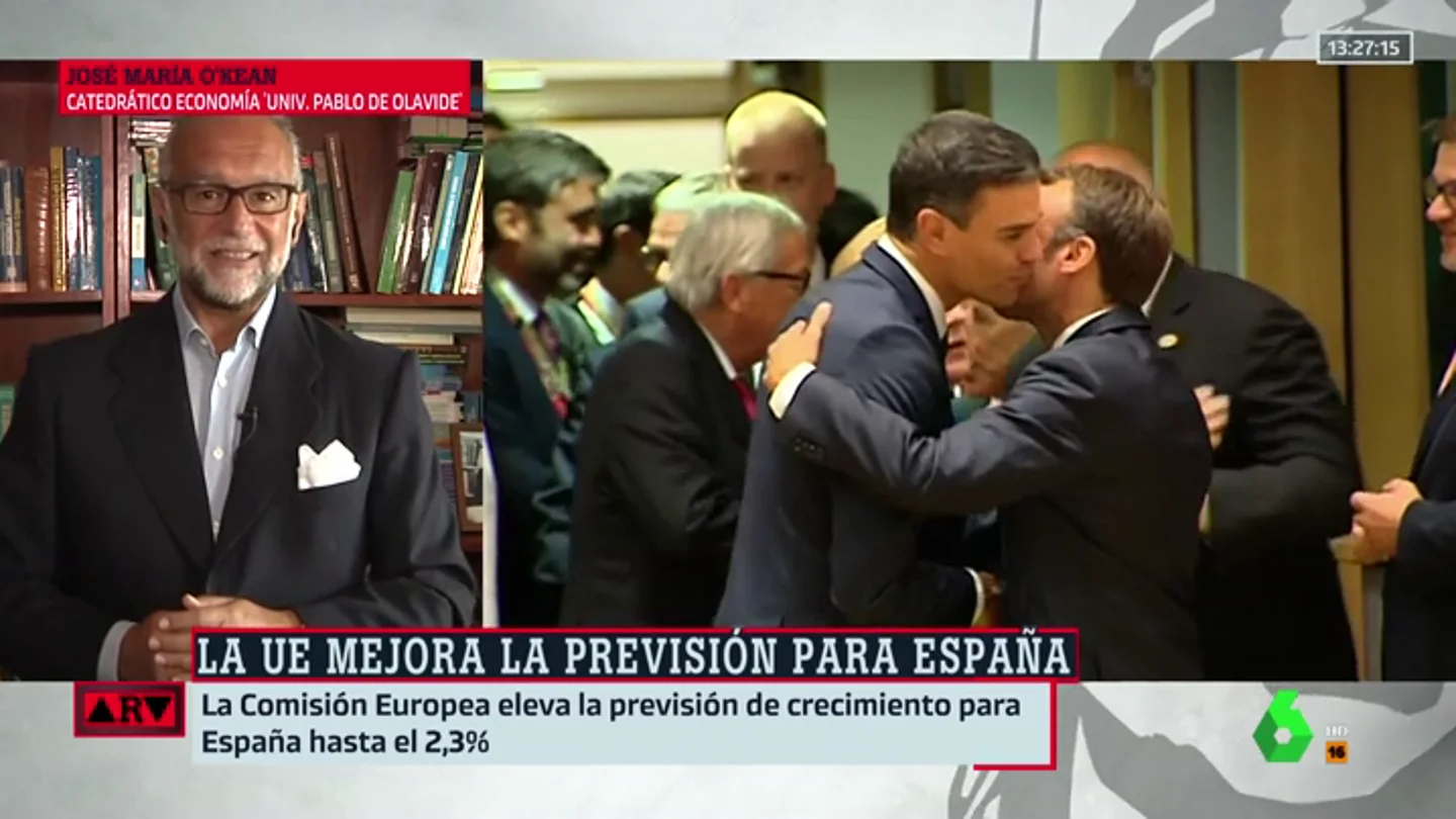 José María O'Kean: "España lleva cuatro años creciendo económicamente y sin Gobierno" José María O'Kean: "España lleva cuatro años creciendo económicamente y sin Gobierno"