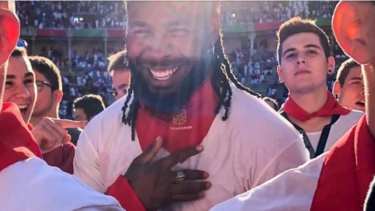 Josh Norman, en San Fermín Josh Norman, en San Fermín