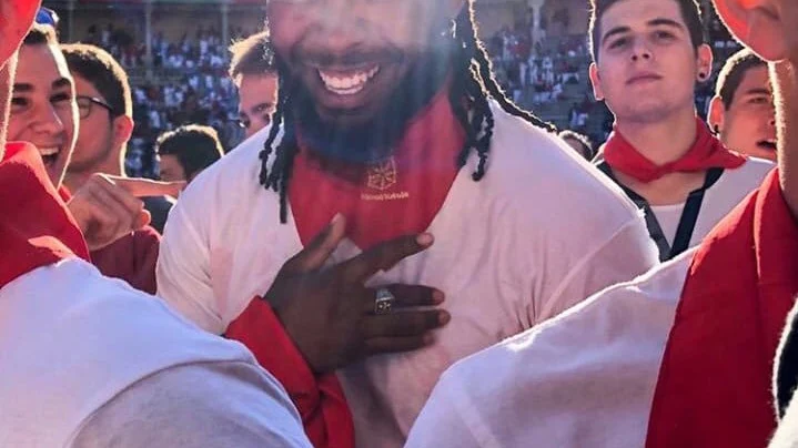 Josh Norman, en San Fermín