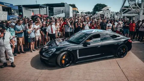 Porsche Taycan en Goodwood Porsche Taycan en Goodwood