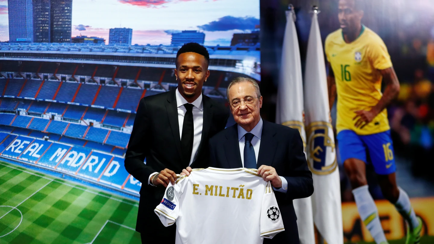 Militao, presentado como nuevo jugador del Real Madrid Militao, presentado como nuevo jugador del Real Madrid