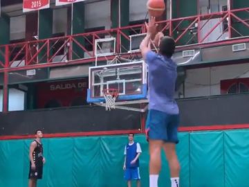 'Facu' Campazzo, entrenando 'Facu' Campazzo, entrenando