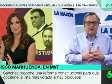 Francisco Marhuenda: "Pedro Sánchez está a ver quién le aguanta fija la mirada" Francisco Marhuenda: "Pedro Sánchez está a ver quién le aguanta fija la mirada"