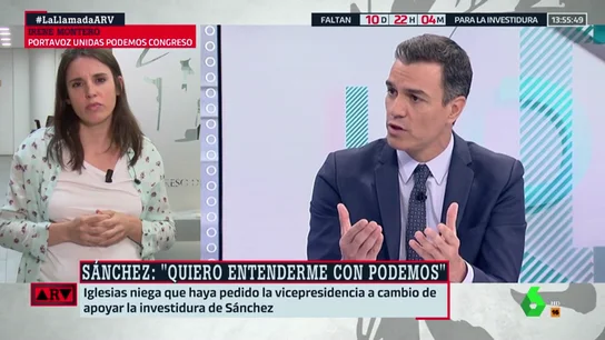 Irene Montero critica la forma de negociar del PSOE: "Si fuese en serio, no retransmitirían cada llamada" Irene Montero critica la forma de negociar del PSOE: "Si fuese en serio, no retransmitirían cada llamada"