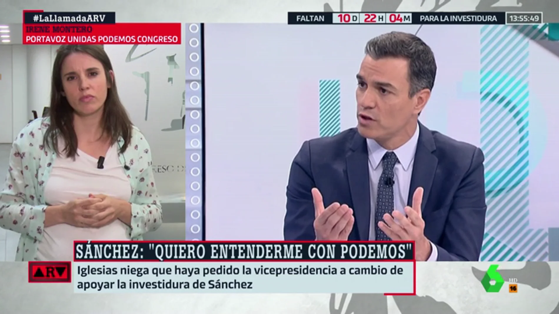 Irene Montero critica la forma de negociar del PSOE: "Si fuese en serio, no retransmitirían cada llamada"