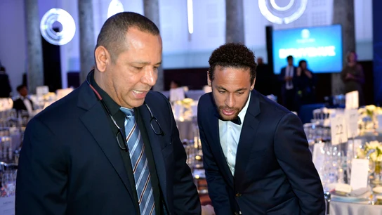 Neymar y su padre Neymar y su padre