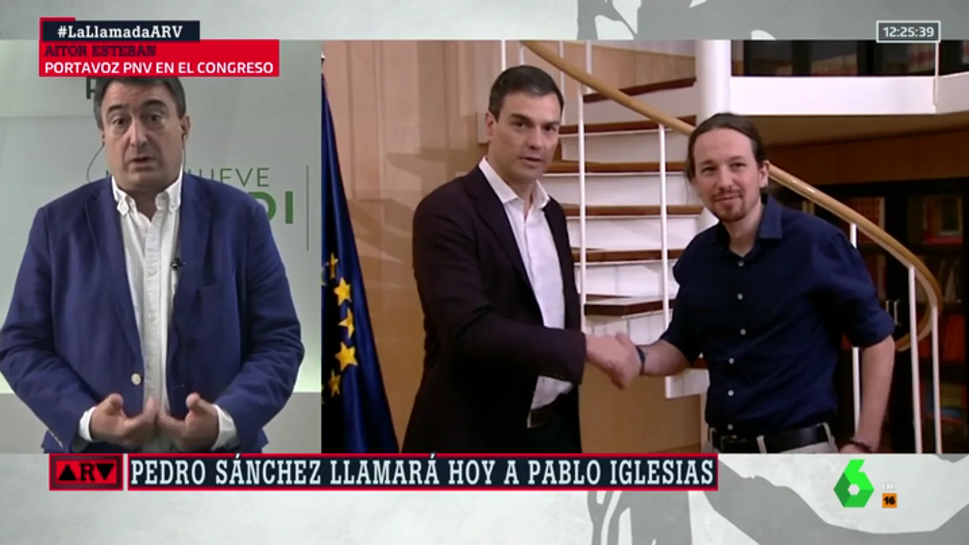 Aitor Esteban: "Que haya ministros de Podemos no incomoda al PNV si el programa está bien ajustado"
