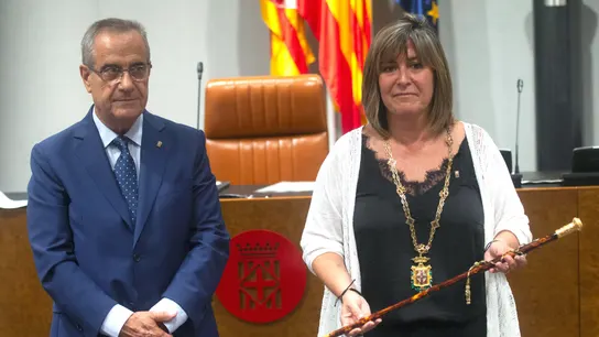 La socialista Núria Marín, presidenta de la Diputación de Barcelona. La socialista Núria Marín, nueva presidenta de la Diputación de Barcelona gracias a los votos de JxCat