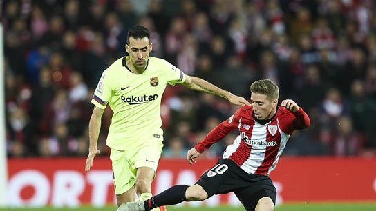 Busquets, ante Muniain Busquets, ante Muniain