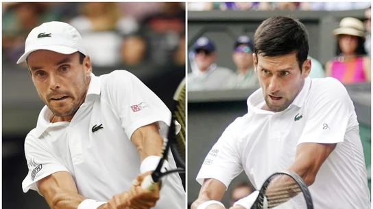 Bautista y Djokovic Bautista y Djokovic