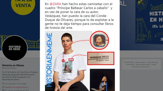 Velázquez confundido con el Conde Duque de Olivares Velázquez confundido con el Conde Duque de Olivares