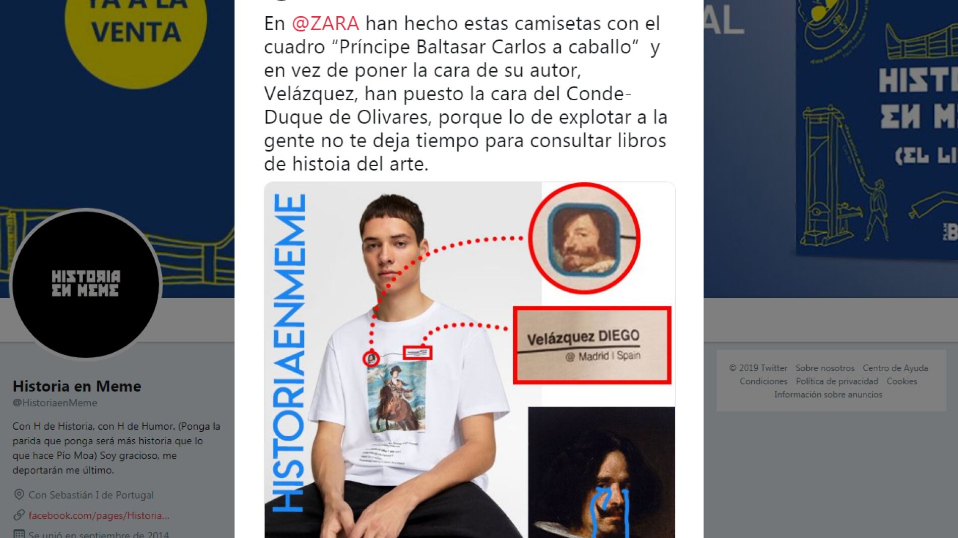 Velázquez confundido con el Conde Duque de Olivares