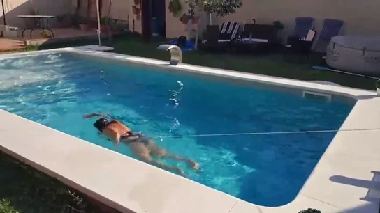 La solución de la familia sevillana La creativa solución de una familia sevillana para 'solucionar' el tamaño pequeño de su piscina