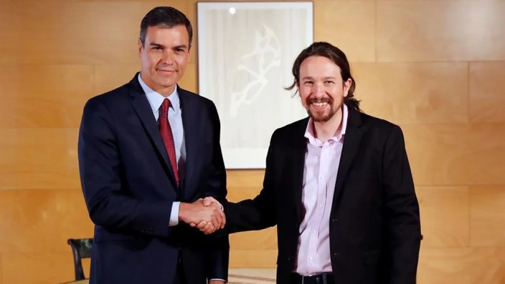 Pablo Iglesias y Pedro Sánchez