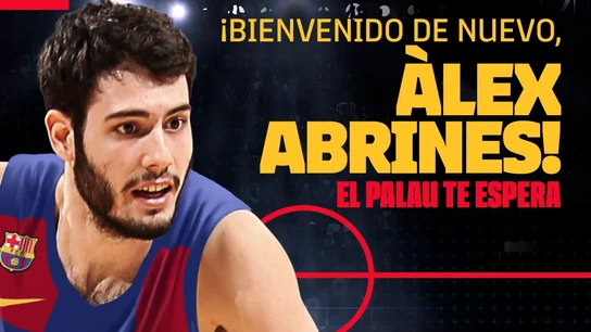 Álex Abrines, con la camiseta del Barcelona Álex Abrines, con la camiseta del Barcelona