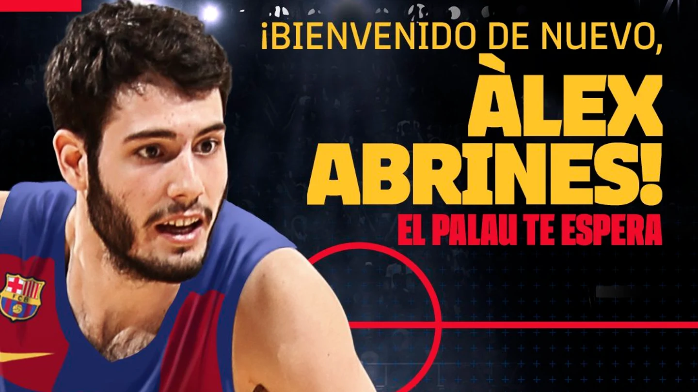 Álex Abrines, con la camiseta del Barcelona Álex Abrines, con la camiseta del Barcelona