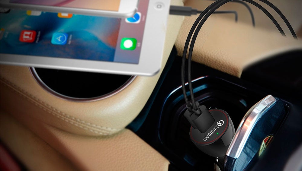 Cargador rápido para mechero del coche