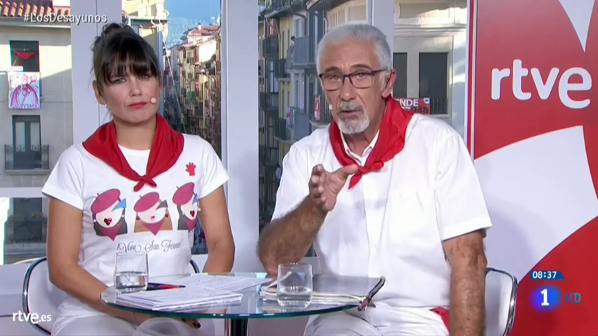 Las disculpas del presentador de San Fermín por sus palabras sobre La Manada en TVE: "Fue un lapsus"