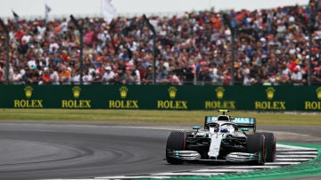 Valtteri Bottas rueda en Silverstone