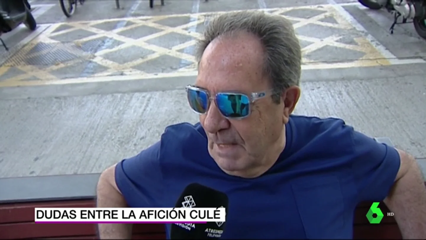 División en la afición del Barcelona tras el fichaje de Griezmann: "Si no vino el año pasado este no hacía falta" División en la afición del Barcelona tras el fichaje de Griezmann: "Si no vino el año pasado este no hacía falta"