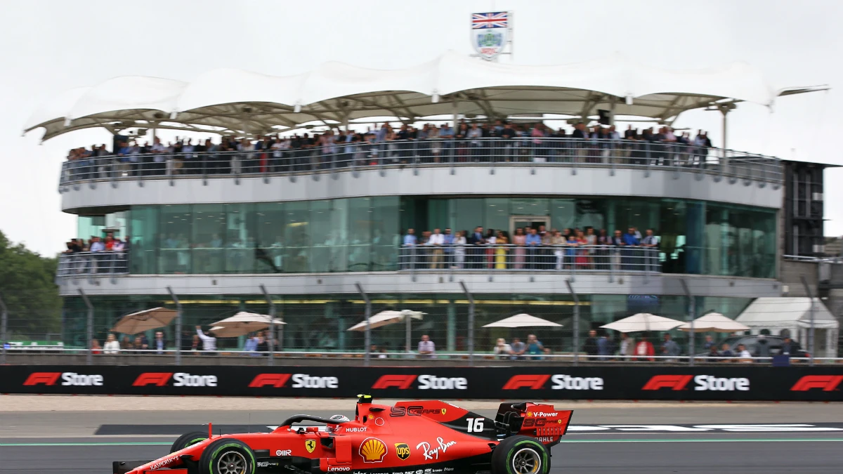 Charles Leclerc, en Silverstone