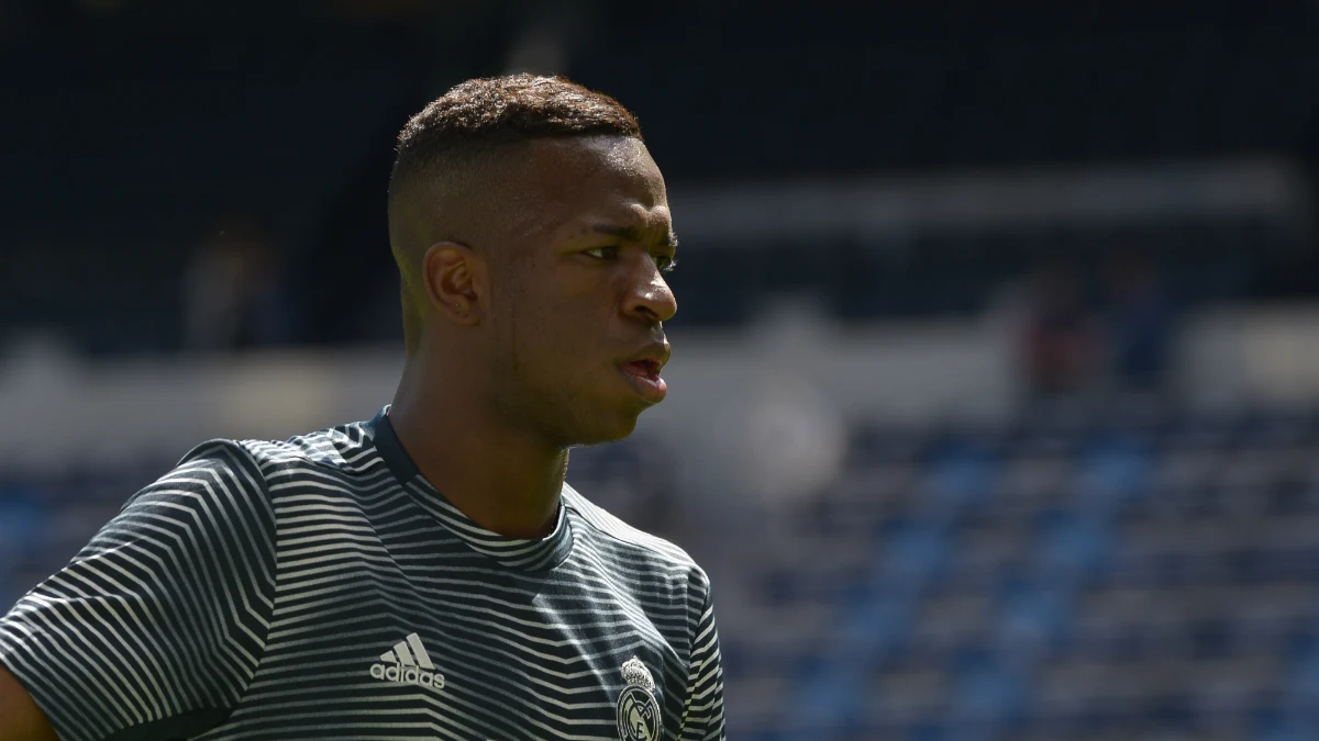 Vinicius, con el Real Madrid