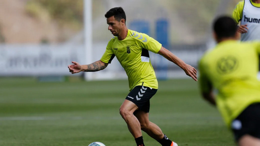 Rubén Castro, en un entrenamiento